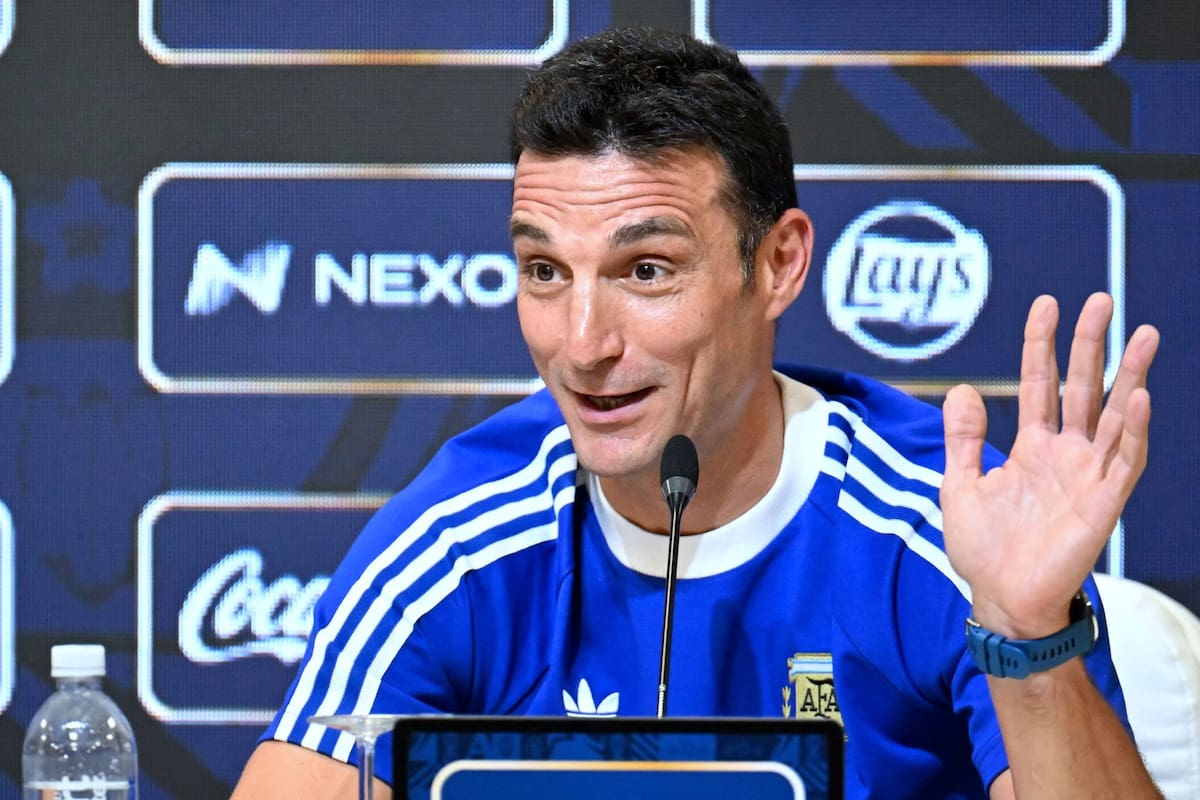 Scaloni: “Vamos a dejar hasta la última gota de sudor”