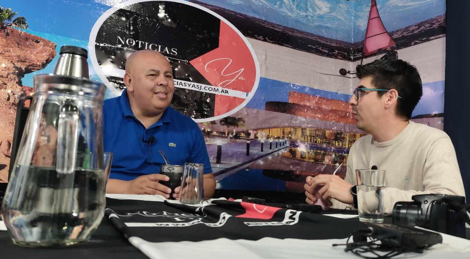 Edgar Orozco presidente del concejo deliberante de San Martin paso por NYA
