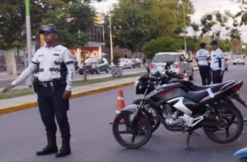 Gran operativo de tránsito en 25 de mayo: más de 20 motos fueron radiadas