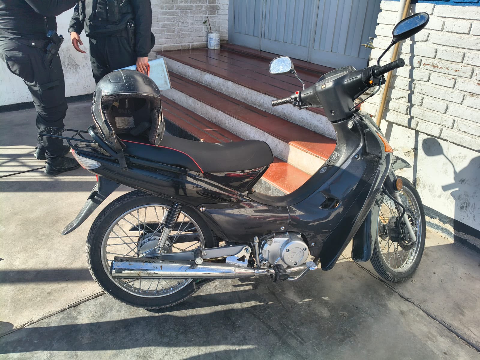 Recuperaron una moto robada bajo la modalidad Uber en Pocito