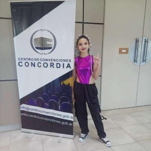 Hace instantes bailó en una competencia nacional Martina Ahumada oriunda de 9 de Julio