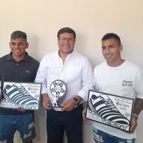 El intendente Daniel Banega recibió a los campeones oriundos de 9 de Julio
