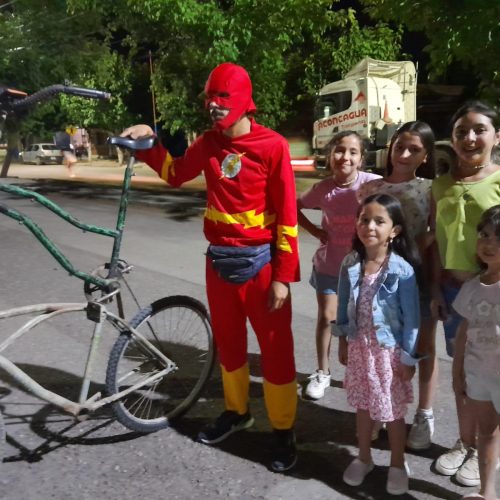 Flash paso Navidad en 9 de Julio, Mira el video!!!
