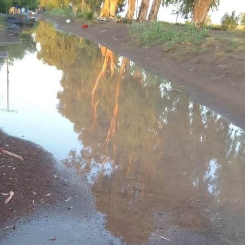 Así amaneció el barrio Santa Rita en la villa cabecera de 9 de Julio