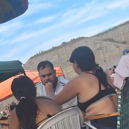 La justicia le dicto 6 meses de prisión preventiva y lo vieron en el dique punta negra disfrutando de la libertad