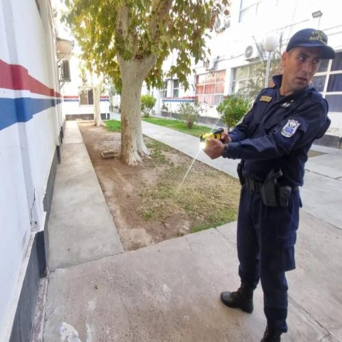 Taser en acción