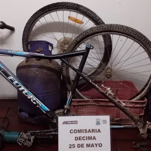 Cayeron tras robar en una finca de 25 de Mayo: uno de los ladrones era menor de edad