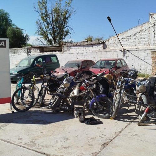 Operativo contra las picadas en Caucete: secuestraron 18 motos