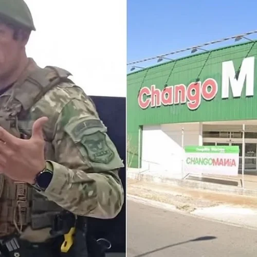 El policía que capacita sobre las Taser fue sorprendido con mercadería sin pagar