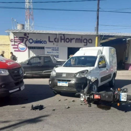 Un accidente en Chimbas dejó a una mujer gravemente herida