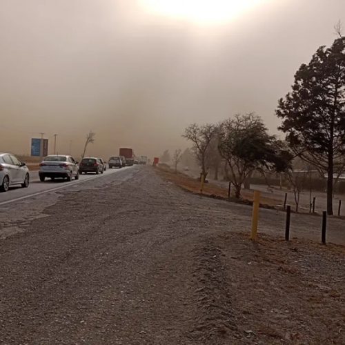 Protección Civil emitió un alerta por viento Zonda