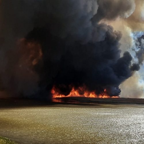 Jáchal: 4 bomberos fueron asistidos por intoxicación con humo