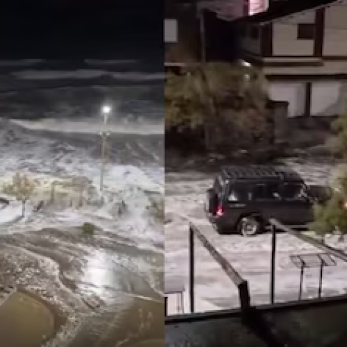 Temporal pegó fuerte en la Costa: evacuados, calles inundadas y sigue la alerta