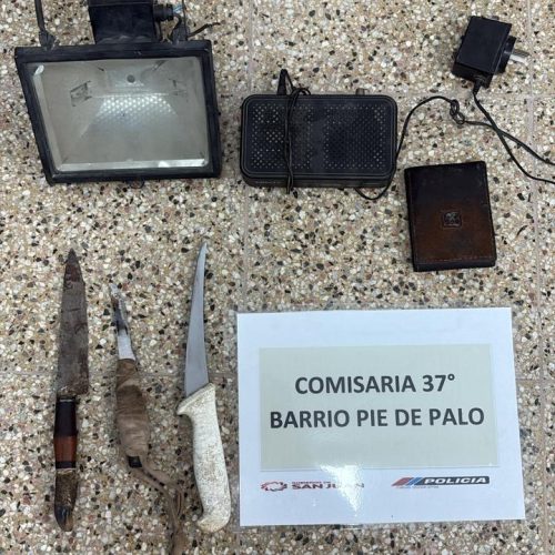 Robo en Pie de Palo: dos detenidos