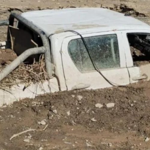 La corriente arrastró a un hombre en Calingasta