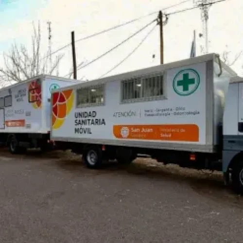 Las Unidades Sanitarias Móviles se trasladan a Bermejo departamento Caucete