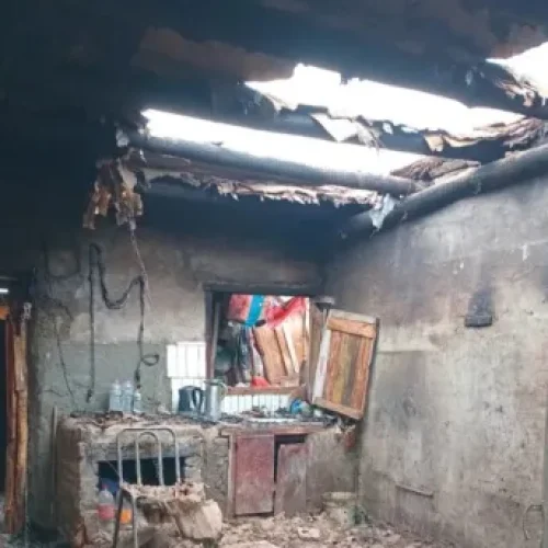 Se incendió una vivienda en Valle Fértil