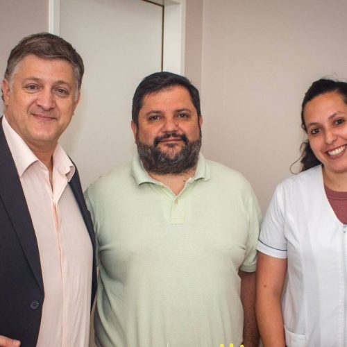El intendente Jalife y el director del hospital de 25 de Mayo Dr. Néstor Martinez mantuvieron una Reunión de trabajo