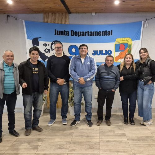 El congreso peronista mantuvo Reunión en 9 de Julio