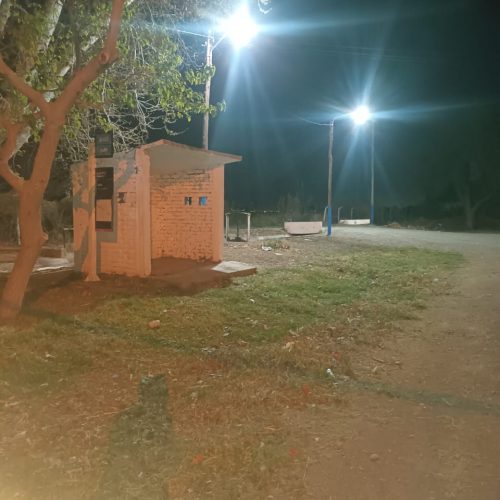 Vecinos de “Rincón Cercado” agradecen por la limpieza e iluminación de la garita