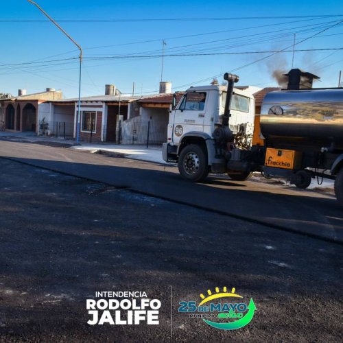 25 de Mayo pavimentará todas sus zonas urbanas