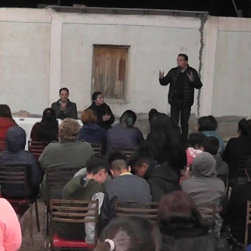 El intendente de Albardón comenzó a tener reuniones con los vecinos de cada distrito