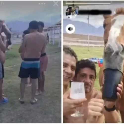 Se grabaron dándole fernet a un caballo y causaron indignación en las redes sociales