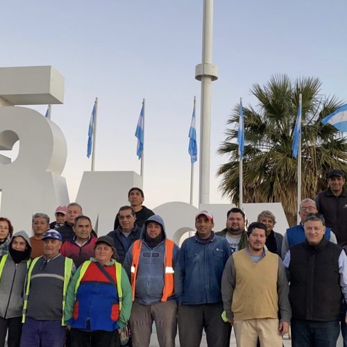 Nuevas obras de riego y alumbrado en el departamento 25 de Mayo
