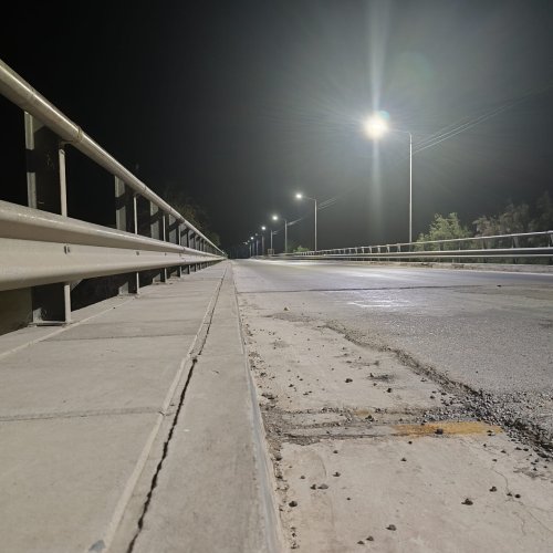La gestión de Rodolfo Jalife, iluminó el puente que une 25 de mayo con 9 de Julio