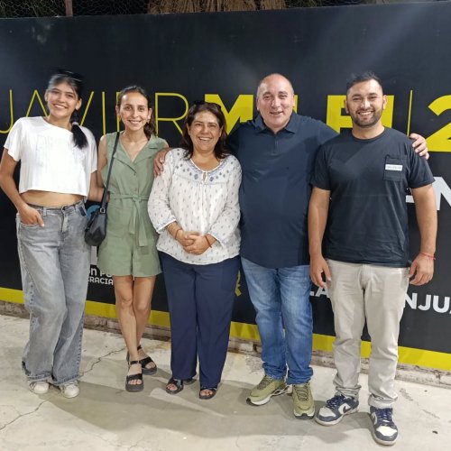 El concejal Gabriel Alcaras de 25 de mayo acompañó a las mujeres de su departamento para el primer encuentro femenino de la Libertad Avanza