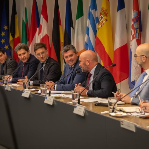 Inédito: Orrego presentó el potencial de San Juan ante diplomáticos de 22 países de la Unión Europea