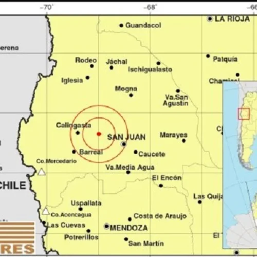 Un sismo de 4,3° se registró en la siesta de este viernes