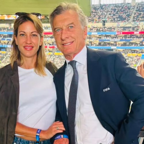 Macri viajó al mundial junto a su nueva novia