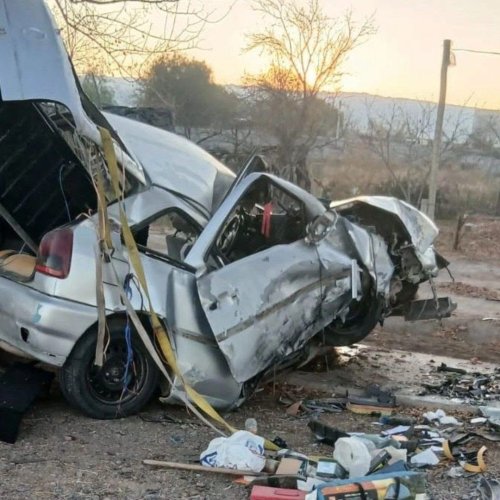 Accidente en 9 de Julio en el ingreso al barrio Palmares