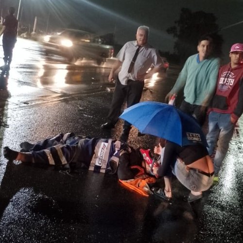 Accidente en la Ruta 20 el servicio de ambulancia llego a los 35 minutos después del hecho