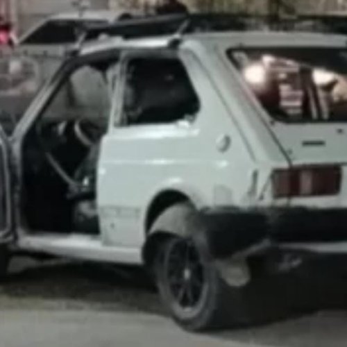 Corría picadas en su auto en un barrio y choco a dos nenas