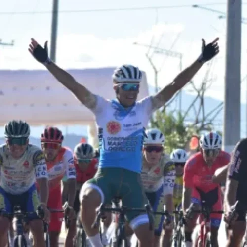 Triunfo de Leonardo Cobarrubia en la Etapa 5 de la Vuelta a San Juan