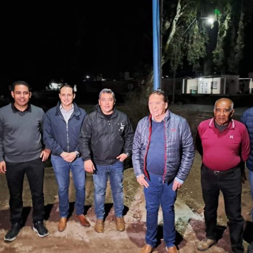 Nuevas luminarias Led en Albardón