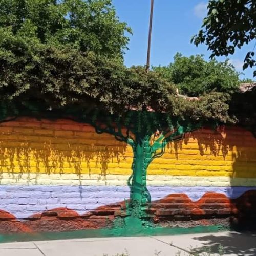 Nuevos murales embellecen los espacios públicos de Santa Lucía