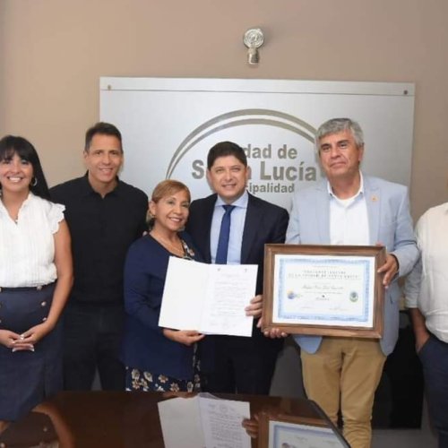 El intendente Juan José Orrego recibió al Alcalde de Vicuña, Rafael Vera Castillo