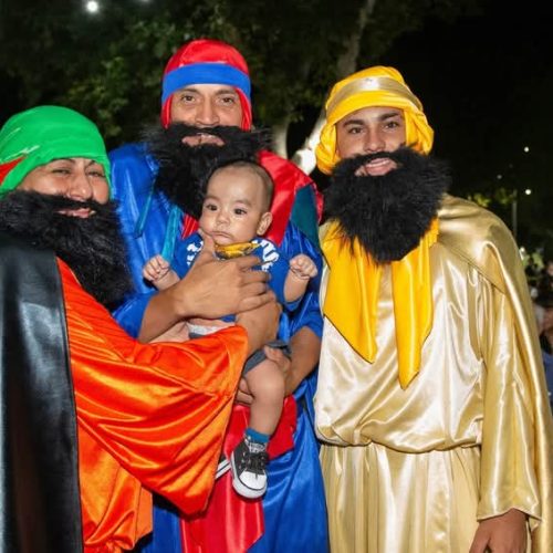 Santa Lucía se llenó de magia con la visita de los Reyes Magos