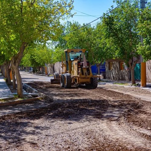 En Santa Lucía siguen avanzando con las obras