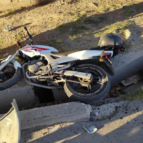 Choque en Capital: un motociclista perdió la vida