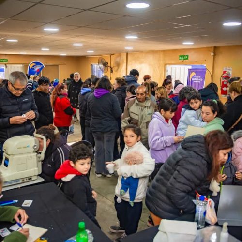 Santa Lucía: operativo de Salud en la Unión Vecinal de Villa Balcarce