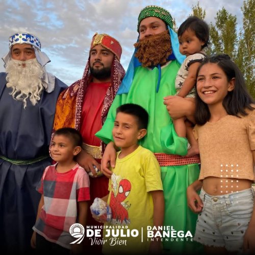 La magia de los Reyes Magos recorre 9 de Julio.