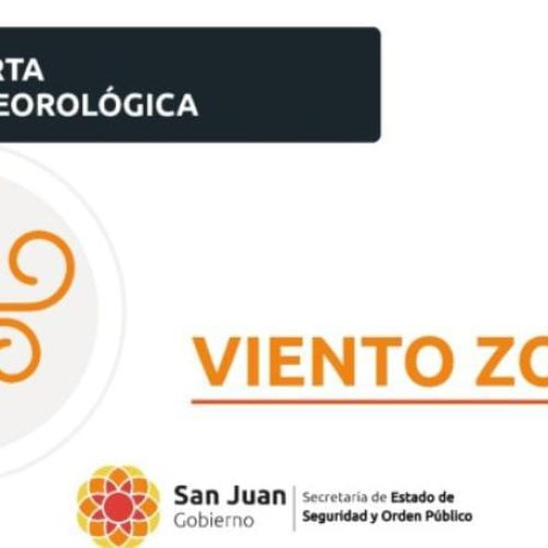 Alerta meteorológica: Viento Zonda