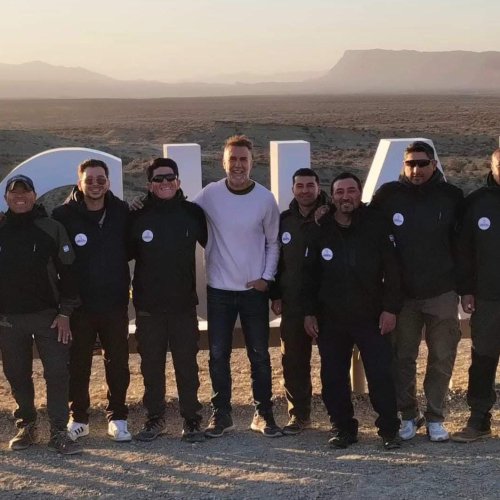 Batistuta visito Ischigualasto y quedó encantado con sus paisajes