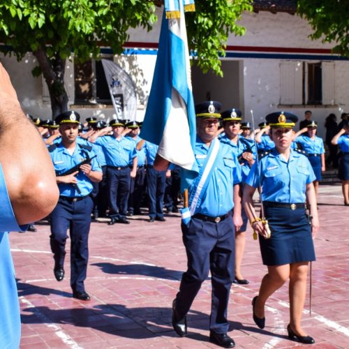 Se designaron a los nuevos cuerpos de Bandera en las Escuelas de la Policía de San Juan