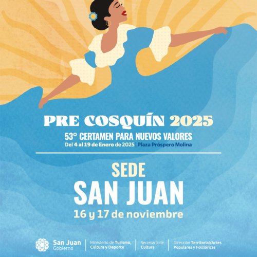 San Juan se prepara para el certamen PreCosquín 2025 y busca coconer talentos folklórico