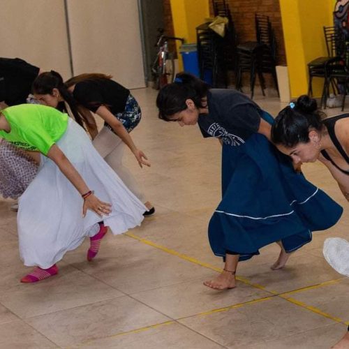Los bailarines santaluceños preparados para la FNS